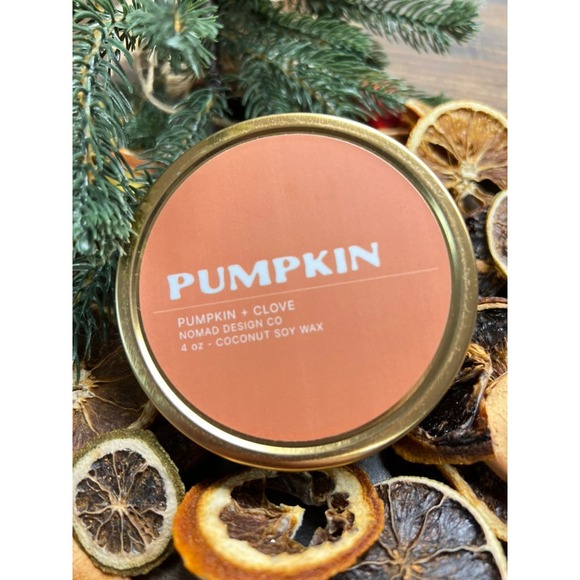 Pumpkin Clean Scent Candle 4 oz tent - Picture 2 of 6